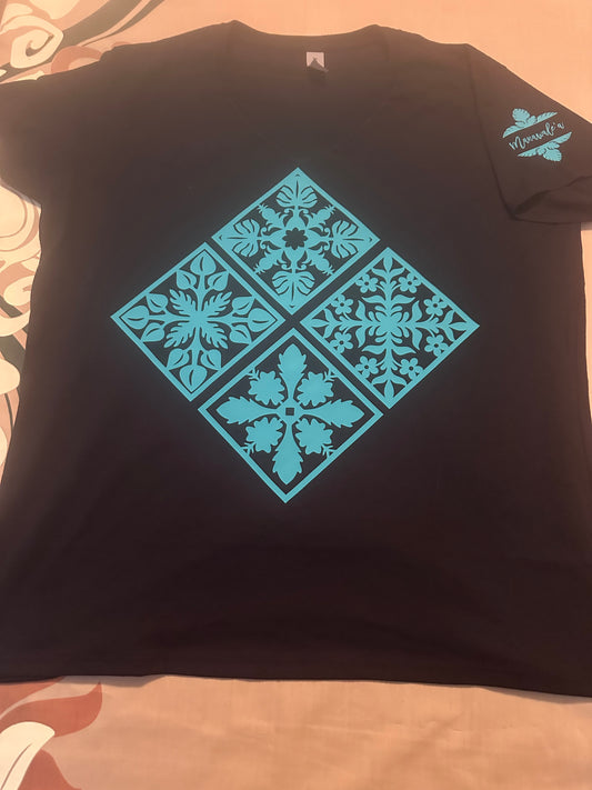 4 Hawaiian Quilt T-Shirt